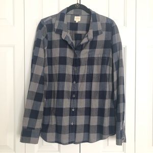 2/$10! J. Crew Buffalo Plaid Flannel Shirt